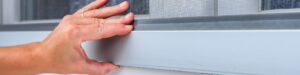 cleaning window seals