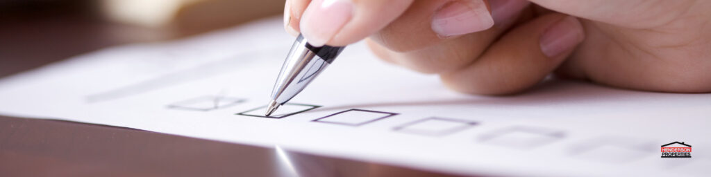 Property Evaluation Checklist